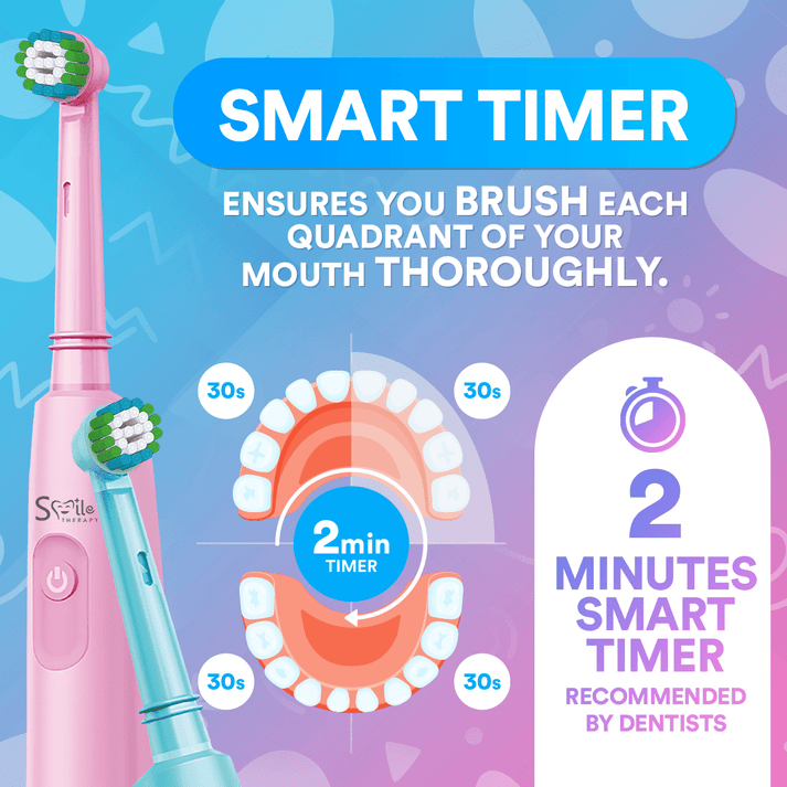 Kids Electric Toothbrush attachment Heads - Pack of 4