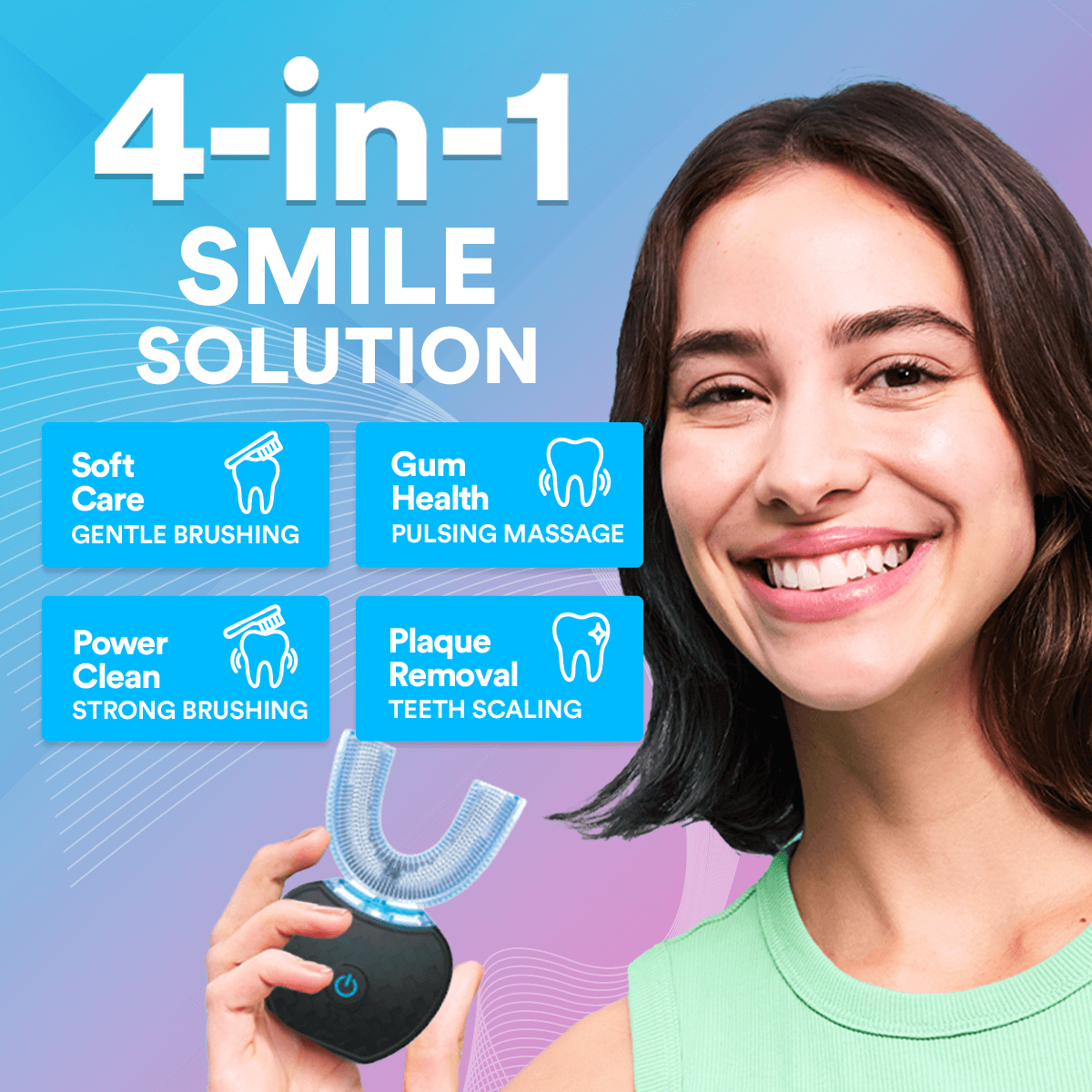 Adults Sonic Electric 360° U-Toothbrush Head
