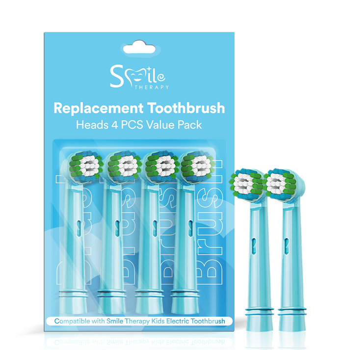 Kids Electric Toothbrush attachment Heads - Pack of 4